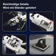 Space Shuttle Building Block Sets, Galaxy UFOs Spaceship Model Kit, Milky Way Space Ship Building Toys