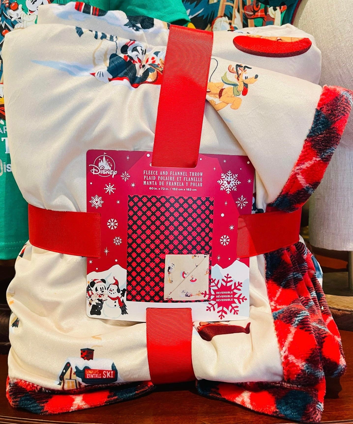 Plaid Polaire Minnie Disney - New discount.com