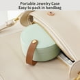 thumbnail image 2 of Casegrace Handheld Jewelry Box Travel Portable Jewellery Storage Case for Women Girls Earrings Rings Necklaces Display Leather Organizer Box, 2 of 6