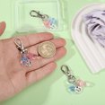 thumbnail image 3 of 3Pcs Acrylic Nuk Pendant Decorations with Alloy Swivel Lobster Claw Clasps Mixed Color 51mm, 3 of 7