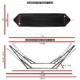 thumbnail image 6 of Tranquillo Universal 116" Double Hammock with Adjustable Stand & Bag, Black, 6 of 12
