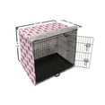 thumbnail image 6 of Valentine's Day Dog Crate Cover, Simple Love Themed Pattern with Big and Little Hearts, Easy to Use Pet Kennel Cover Small Dogs Puppies Kittens, 7 Sizes, Fuchsia and Dark Pink, by Ambesonne, 6 of 6