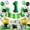 Green 1, variant on Blue Number Balloon Set, Soccer White Silver Balloons Birthday Party Decorations Supplies