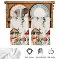 thumbnail image 5 of Red Mushrooms Kitchen Towels Set of 3, Eucalyptus Leaves Summer Botanical Rustic Absorbent Dish Towels for Kitchen, Microfiber Hand Towel, Quick Drying Tea Towel for Cleaning Decorative Dishcloths, 5 of 7