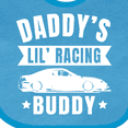 thumbnail image 4 of Inktastic Daddys Lil Racing Buddy Boys or Girls Baby Bib, 4 of 4