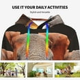 thumbnail image 4 of Haiem Elephant Sunset in Kenya for Women's Fashion Hoodies & Sweatshirts with Kangaroo Pocket,Hooded Sweatshirt with Eye-catching Drawstrings-XX-Large, 4 of 7