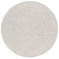 thumbnail image 2 of Safavieh Easy Care Edythe Solid Machine Washable Area Rug, Light Gray, 6' x 6' Round, 2 of 7