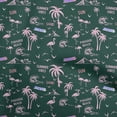 thumbnail image 1 of oneOone Silk Tabby Olive Green Fabric Beach Hawai Sewing Craft Projects Fabric Prints By Yard 42 Inch Wide, 1 of 4