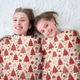 thumbnail image 5 of Red Christmas Tree Pattern Round Blanket,Comfortable Soft Flannel Throw Blanket,All Season,Warm Lightweight Blankets for Sofa Bed Couch Living Room Chair 60"x60", 5 of 5