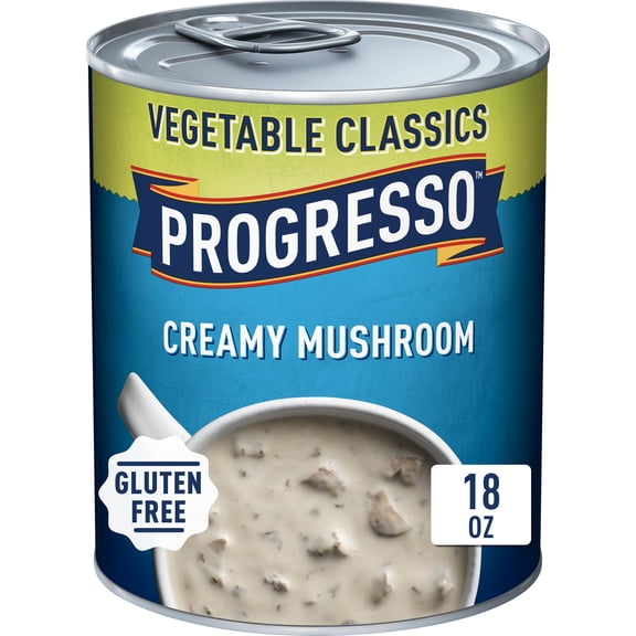 Progresso Vegetable Classics, Creamy Mushroom Canned Soup, Gluten Free, 18 oz.