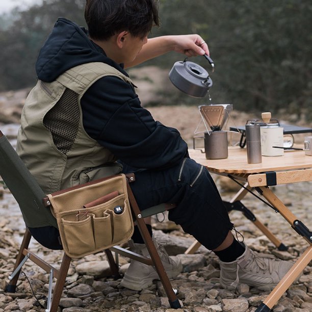 Chaise Pliable Sac à Dos Pour Camping Et Pêche - Ultra Légère (1.12 Kg), Supporte 90 Kg, Avec Rangement