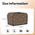 thumbnail image 5 of Lsque Fox And Mushroom Print 2 Slice Toaster Cover , Kitchen Appliance Dustproof Protector , Toaster Protector Dustproof Kitchen Appliance Cover, 5 of 7