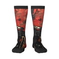 thumbnail image 2 of Lsque Abstract Skull Guitar Art Printed Crew Socks Men's Women's LightWeight Thin Casual Calf Socks ,Knee High Socks,Cotton Socks, 2 of 9