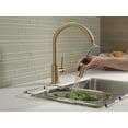thumbnail image 6 of Delta Trinsic Single Handle Pull-Down Kitchen Faucet in Champagne Bronze 9159-CZ-DST, 6 of 9