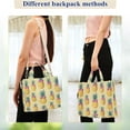 thumbnail image 4 of FORMRS Womens Corduroy Tote Bag Crossbody Shoulder Handbag with Pocket, Pineapple Love, 4 of 7