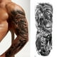 thumbnail image 4 of Tatuaje impermeable 3D Wdftyju Cool Fake Tattoo Skull para Niños, 4 of 9
