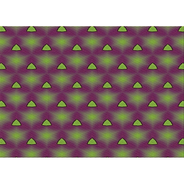 Ahgly Company Machine Washable Indoor Rectangle Transitional Dark Raspberry Purple Area Rugs, 2' x 3'