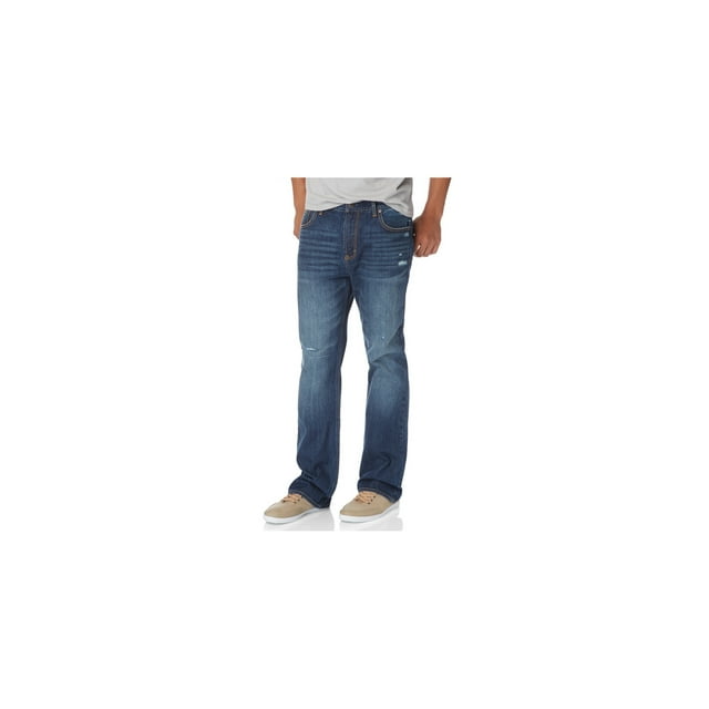 Aeropostale - Vaqueros ajustados para hombre, azul, 32 W x 32 L