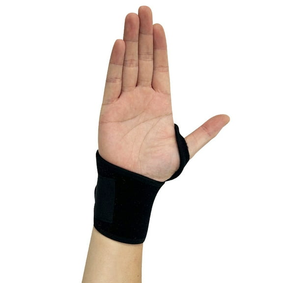 Wrist Brace Wrist Wraps for Carpal Tunnel 2 Pack Wrist Brace Compression Straps Hand Support, Adjustable Wrist Support for Arthritis and Tendinitis, Joint Pain Relief (Black)