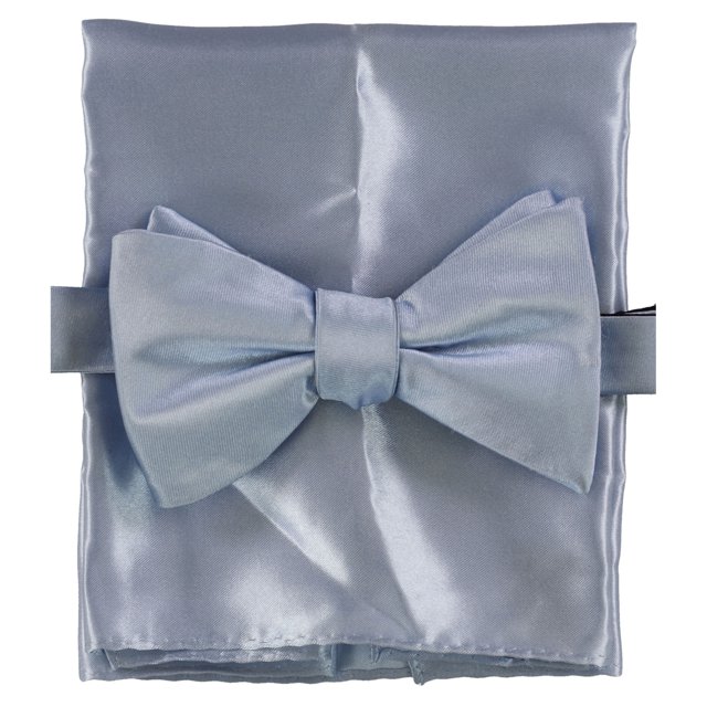 Alfani Ensemble de Cravate en Satin pour Hommes Bleu Clair Taille Unique