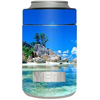  WraptorSkinz Skin Decal Wrap for Yeti Rambler Bottle 36oz  Floating Coral Coral (YETI NOT INCLUDED): Home & Kitchen