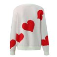 thumbnail image 3 of Vedolay Fall Sweaters for Women 2023 Womens 2023 Long Sleeve Neck Oversized Pullover Knit Sweater,White XL, 3 of 4