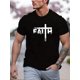 thumbnail image 1 of FAITH Print T Shirt, s for Men, Casual Short Sleeve T-shirt for Summer Tee For Adult, Men, Women, Teen, Teenager, Adolescent,Youth, 1 of 6