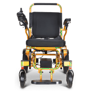 Fold and Travel Lightweight Portable Electric Wheelchair Mobility Scooter Wheelchair Power Wheel chair