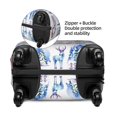 thumbnail image 4 of Daiia Snowy Cottage Holiday Scene Luggage Cover, Thickened Washable Travel Luggage Covers, Elastic Unique Baggage Covers for 18-20 inch Luggage-Medium, 4 of 9