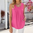 thumbnail image 2 of Sngxgn Camisoles for Women Basic Camis Undershirt Spaghetti Strap Tank Top(Hot Pink,L), 2 of 6