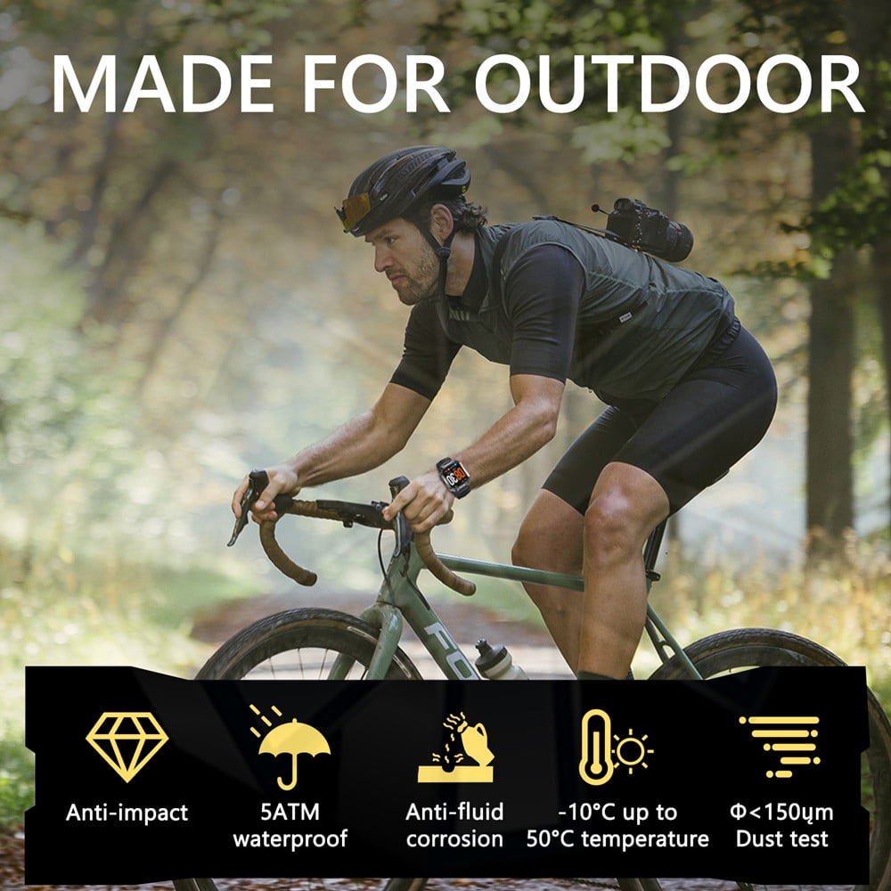 Rainbuvvy PG333 Smart Watch 1.92 Inch 330mah Bluetooth 5.0 for iOS or Android Outdoor Sports Watch
