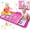 Pink, variant on Musical Toys Baby Piano Mat 1 Year Old Girls Toys, Keyboard & Drum Musical Mat, Gifts for 1 2 3 Years Old Girls, Music Sensory Play Mat Toys for Girls Ages 1 2 3 4