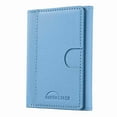 thumbnail image 6 of Dteck Universal for Magnetic Wallet Card Holder, Flip Trifold Leather Card Slots Detachable Magnetic PU Leather Wallet Phone Accessories, Lightblue, 6 of 12