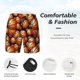 thumbnail image 3 of Balery Vintage Basketball Bañador para hombre, shorts de playa de secado rápido con entrepierna y forro de compresión-Small, 3 of 6