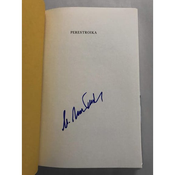 Pre-Owned Perestroika: New Thinking for Our Country and the World (Hardcover) 0060390859 9780060390853