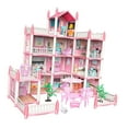 thumbnail image 2 of Casa de muñecas Playset Casa de muñecas con muebles y accesorios, Juego de rol, Vacaciones con 11 habitaciones, 2 of 9