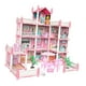 thumbnail image 2 of Casa de muñecas, juego de casa de muñecas, juguetes educativos, montaje DIY, con figura de muñecas con 11 habitaciones, 2 of 9