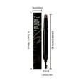 thumbnail image 2 of 2 in 1 Brow Liner, Dark Brown Shade, Retractable & Brush, Clump Free, Sweat Proof, Microblade Strokes, D, 2 of 6