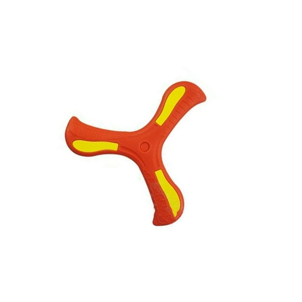 Vogacara Return Boomerang Sport Toy Training Prop Safety Lanzar juguetes de larga duración Suministros al aire libre Dulce regalo para niños Juguetes Azul Vogacara FN007464-04
