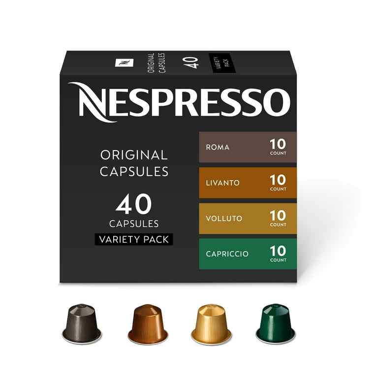 Nespresso Original Line Espresso Pods, Variety Pack, Mild and