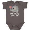 thumbnail image 3 of Inktastic Nana Loves Me for Grandkids Boys or Girls Baby Bodysuit, 3 of 5