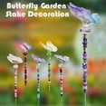 thumbnail image 6 of Beaded Garden Ornament Ground Stake Butterfly Fairies Wand Kits For Outdoor Decors, 6 of 8