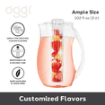 thumbnail image 3 of Clear Pitcher w/ Infuser Tube (3 lt, 102 oz), 3 of 7