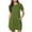 Army Green, variant on Diufon Casual Dresses for Women Round Neck Short Sleeve Dress Summer Solid Color Dress with Pockets