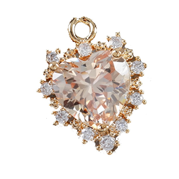 Guardurnaity Colgante de diamantes de imitación, collar de boda de fiesta de Metal, joyería DIY para encontrar artesanías caseras para mujeres y Ropa, zapatos y accesorios Miscelánea Tipo 7