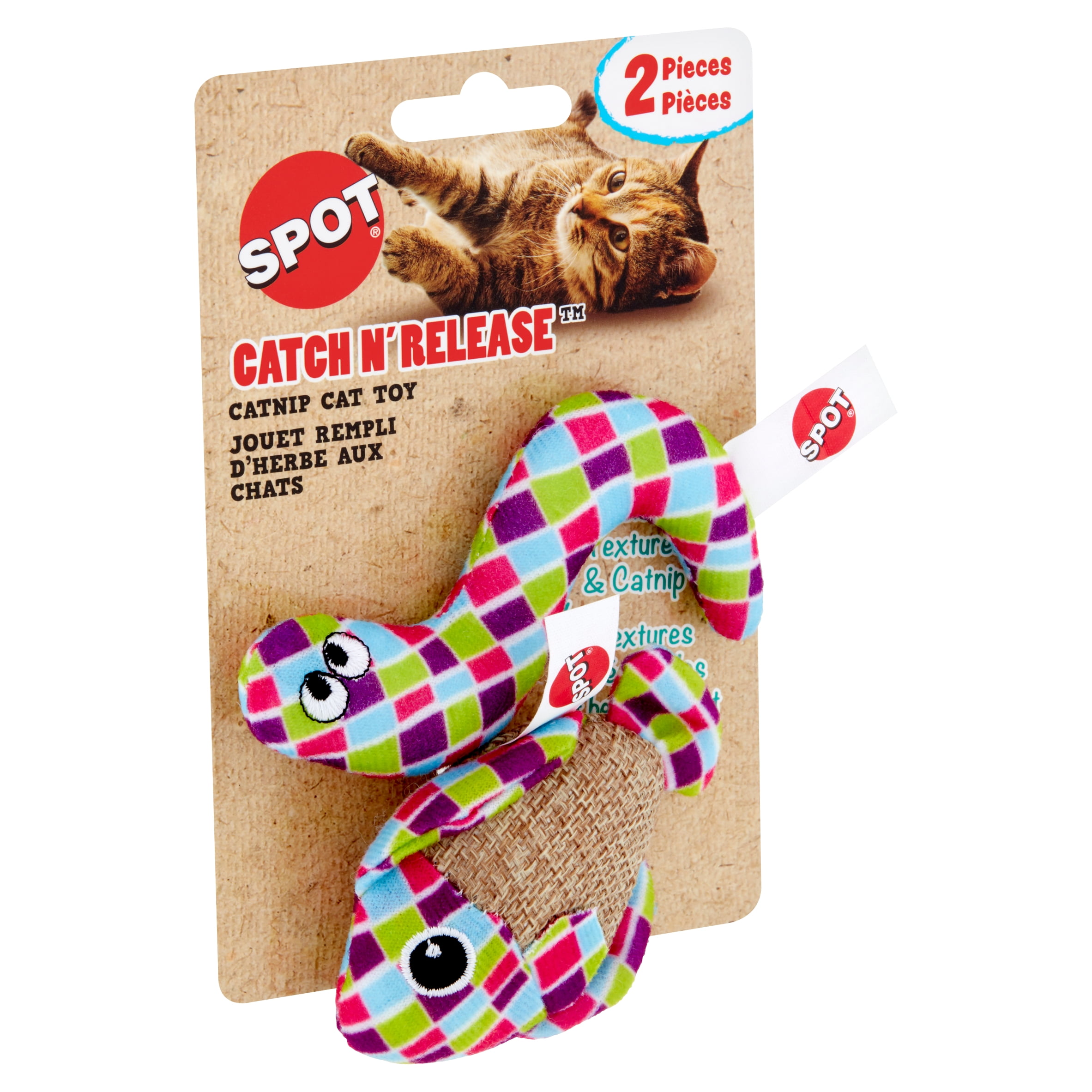 Spot Catch N' Release Catnip Cat Toy, 2 count