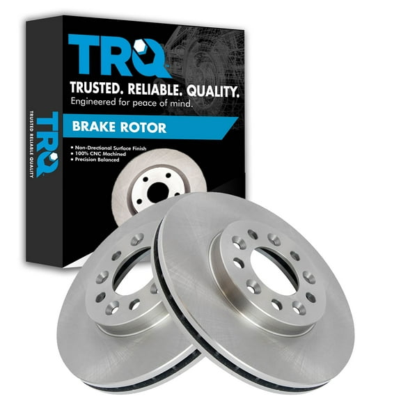 TRQ Front Brake Rotors Set Vented Fits Select 1999-2003 Ford Windstar