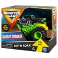 thumbnail image 6 of Monster Jam, Official Grave Digger Rev ‘N Roar Monster Truck, 1:43 Scale, 6 of 6