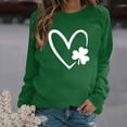 thumbnail image 1 of Haut à Col Rond Imprimé pour Femmes, Chandail à Manches Longues Confortable, Blouse, Chandail, 1 of 1