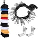 thumbnail image 2 of Door Back Hanging Baseball Cap Organizer Hat Hooks String Rope Holder Hanger, 2 of 4